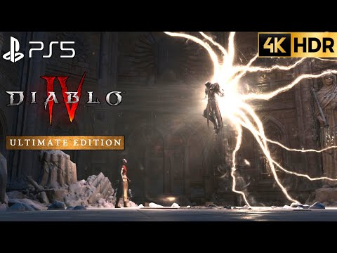 Diablo 4 Necromancer Meet Inarius Cutscene | PS5 Diablo 4 Inarius Meets Necromancer Cutscenes 4K HDR