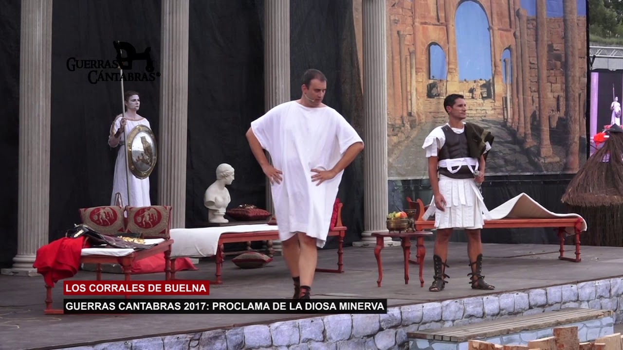 GUERRAS CANTABRAS 2017 PROCLAMA DIOSA MINERVA, MARCHA DE CESAR AUGUSTO Y BODA CANTABRA