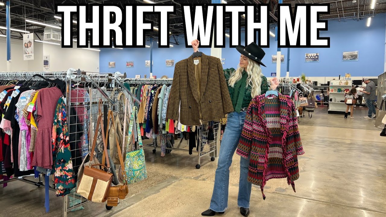 🤠 THRIFT WITH ME AT GOODWILL | Rodeo Outfit Inspo & Western Aesthetic Try-On Haul!
