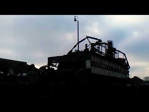 MAXHÜTTE SULZBACH-ROSENBERG BAYERN. ПРОДОЛЖАЮТ РАЗРУШАТЬ. УЖЕ ТРУБ НЕТ. 03.12.2019.