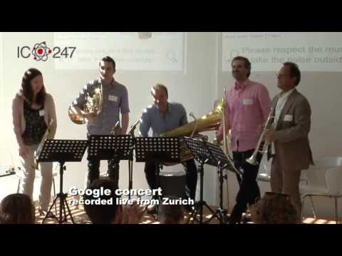 David Bruchez, Anne Jelle Visser, Frits Damrow and students Google concert