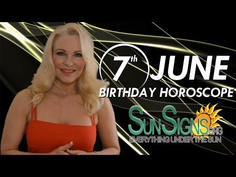 June 7th Zodiac Horoscope Birthday Personality - Gemini - Part 1