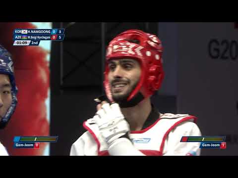 M -80kg   Semifinal，HWAN NAMGOONG (KOR) VS Milad Beigi Harchegani (AZE)