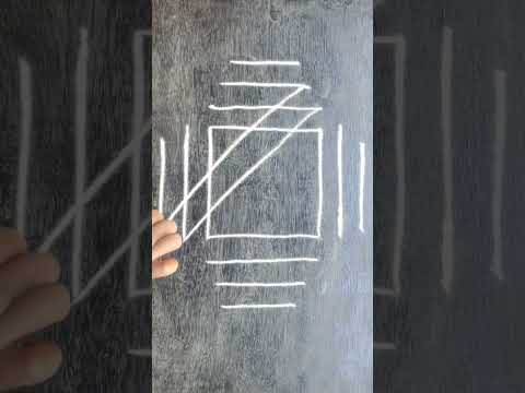 Mahalaxmi yantra rangoli/Friday kolam/Purva's Art #shorts