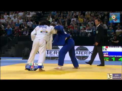 Judo 2014 European Championships Montpellier: Gwend (ITA) - Unterwurzacher (AUT) [-63kg] rep
