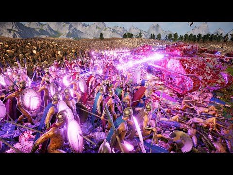 NEW Futuristic Army VS 5 Million Ancient Greeks! - Ultimate Epic Battle Simulator 2 UEBS 2