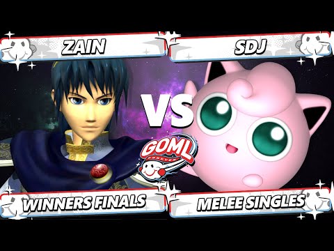 GOML 2025 WINNERS FINALS - Zain (Marth) Vs. SDJ (Jigglypuff) Smash Melee - SSBM