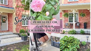 Summer Porch Decor | Outdoor & Garden Projects for Ultimate Curb Appeal