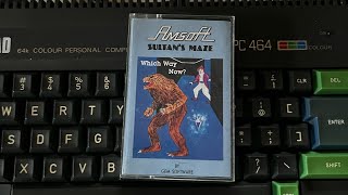 Sultans Maze Amstrad CPC 464 gameplay. 