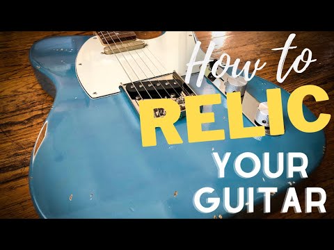 How to Relic A Guitar | Checking The Finish