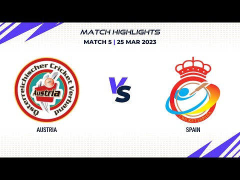 Match 5 - AUT-W vs ESP-W | Highlights | FanCode ECIW Spain | Mar 2023 | ECI23.026