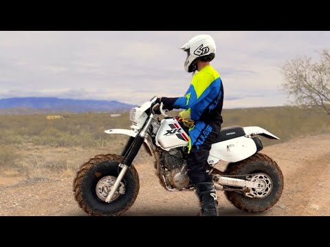 Honda XR650L Fat Tire Dirt Bike Torture Test