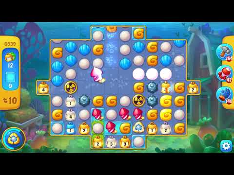 Fishdom 6539 Level - 17 moves - NO BooSTERS