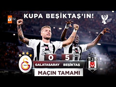 Şampiyon Beşiktaş! Galatasaray 0 - 5 Beşiktaş Maçın Tamamı | 2024 Süper Kupa Finali