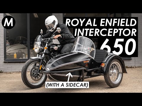 Riding A Royal Enfield Interceptor 650 SIDECAR At Watsonian Squire!