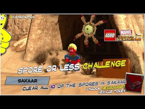Lego Marvel Superheroes 2: Spore Or Less Challenge - HTG