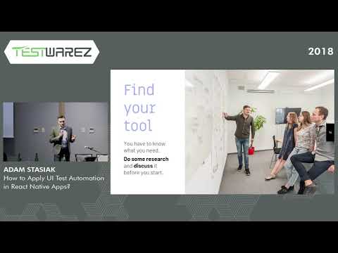 Adam Stasiak - How to Apply UI Test Automation in React Native Apps?