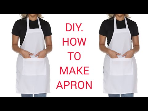 How to make an apron. Easy DIY.