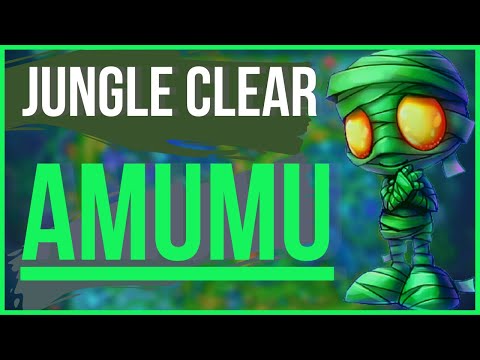 AMUMU JUNGLE CLEAR - SEASON 12 Fastest League of legends ! best jg clear lol