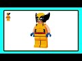 How To Draw LEGO Wolverine Step By Step Tutorial