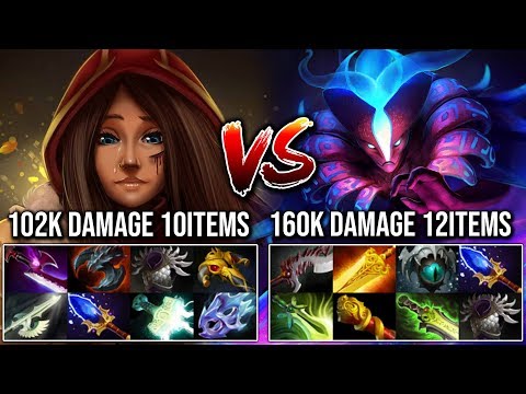 Epic Battle [Legion Commander] Vs [Spectre] Monster Damage Hacker Vs Super Hard Carry 32Kills DotA 2