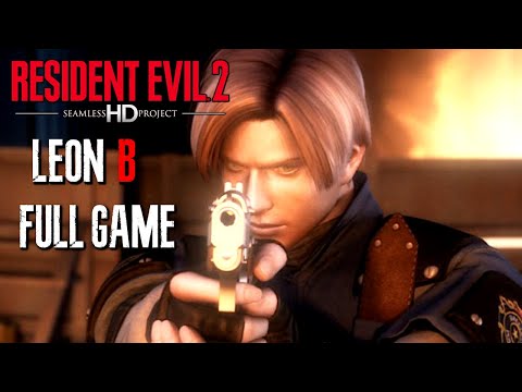 RESIDENT EVIL 2 Seamless HD Project 2.0 - LEON B Full Gameplay Walkthrough No Commentary