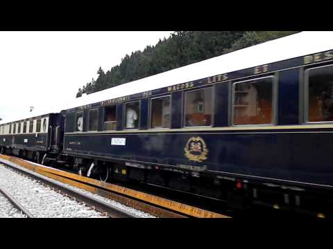 Orient Express train in Romania