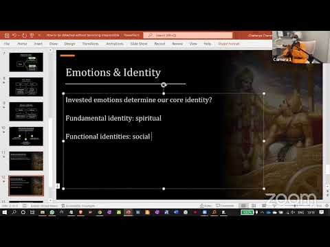 Srimad Bhagavad Gita Class by Caitanya Caran Prabhu - Can detachment and responsibility go together?