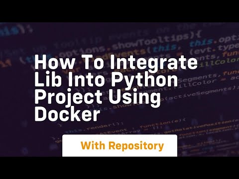 How to integrate lib into python project using docker
