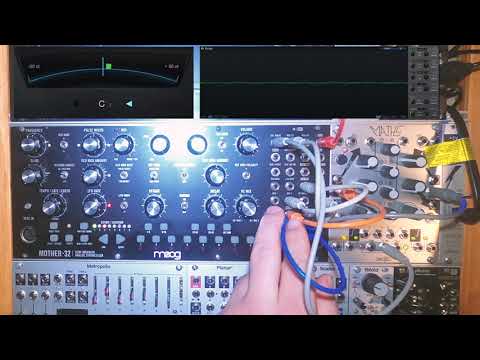 Moog Mother-32 & Make Noise Maths - 4 VCO