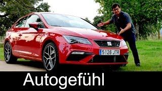 Seat Leon FR Facelift FULL REVIEW test driven new neu 2017/2018 - Autogefühl