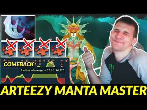 Arteezy Manta Dodge Master - Naga Tryhard Game COMEBACK