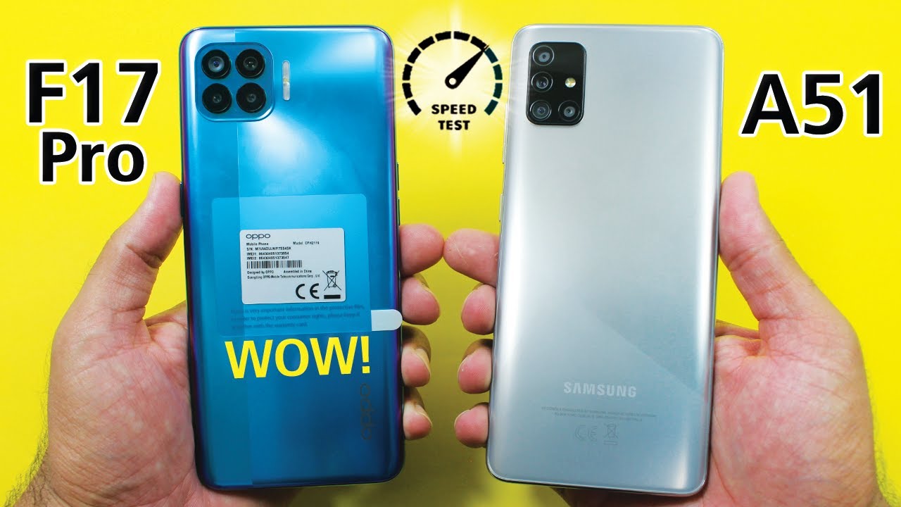 Oppo F17 Pro vs Samsung Galaxy A51 - Speed Test & Camera Test!