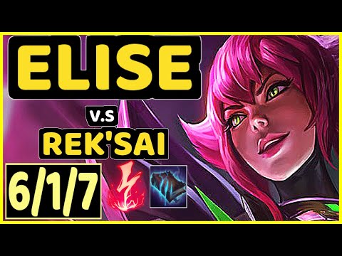 ZUAO (ELISE) vs REK'SAI - 6/1/7 KDA JUNGLE CHALLENGER GAMEPLAY - BR