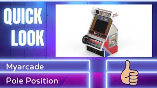 Quick Look - MyArcade  Pole Position Micro Player Pro Review and Demonstration