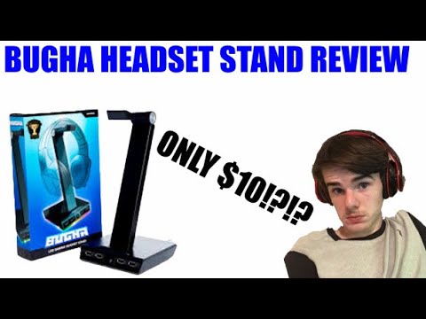 BUGHA HEADSET STAND REVIEW!! (ONLY $10)- Tech Reviews with Timmybug