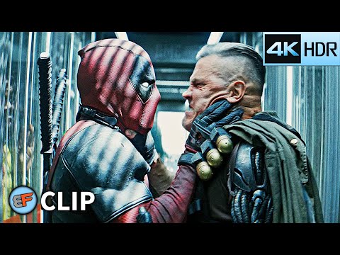Deadpool vs Cable - Truck Fight Scene | Deadpool 2 (2018) 4K HDR Movie Clip