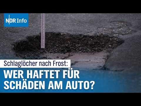 Winter hinterlässt Spuren: Schlaglöcher und Schäden auf den Straßen | NDR Info