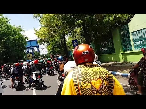 Konvoi SH TERATE Penuhi Jalanan di Madiun - PSHT MADIUN ● Full HD