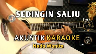 Download lagu SEDINGIN SALJU - ( Evie Tamala ) Karaoke Akustik & Chord Gitar ( Nada Wanita ) mp3