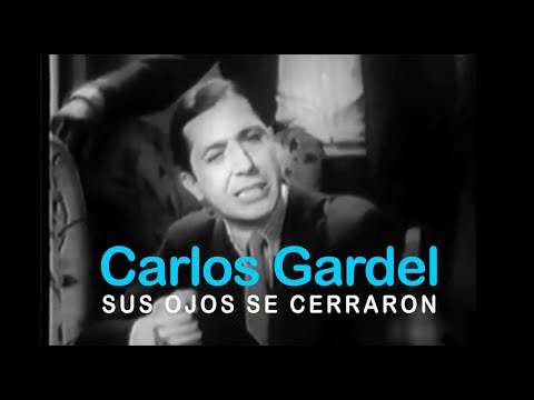 Carlos Gardel - Sus ojos se cerraron (Video oficial) 100% RESTAURADO con IA