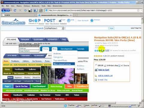DotNetNuke Tutorial - Vertical Navigation with CISS SideMenu module (Navigation Suite) - Video #173