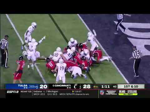 Cincinnati fumbles trying to run out the clock