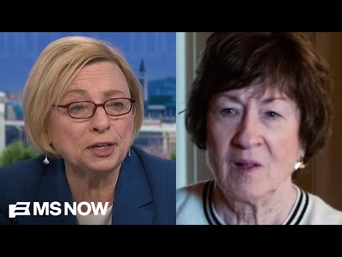 Sen. Collins is always concerned and never courageous, says Dem challenger Gov. Mills