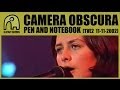 CAMERA OBSCURA - Pen And Notebook [TVE2 ...