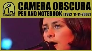 CAMERA OBSCURA - Pen And Notebook [TVE2 - Conciertos Radio 3 - 11-11-2002] 1/7