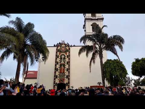 Parada del arco floral en honor a San Pedro Apostol, Tonayán Veracruz, junio 27, 2022