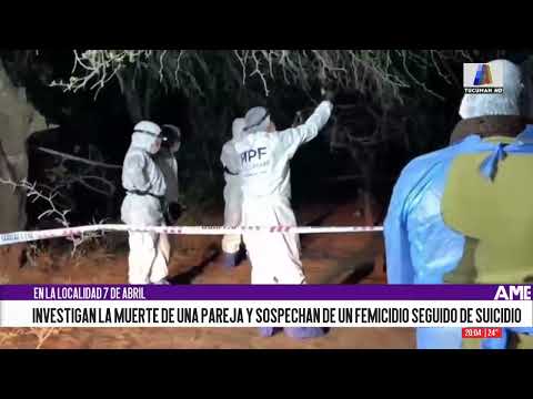 Hallaron sin vida a una pareja en 7 de Abril: sospechan de femicidio seguido de suicidio