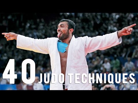 40 Judo Techniques in 5 mn with the Superstars