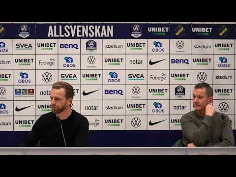 AIK Play: Presskonferensen efter AIK – Östersunds FK